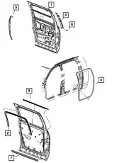 SEAL 55277028AF CHRYSLER