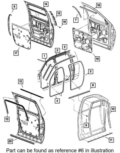 SEAL 55277249AB CHRYSLER