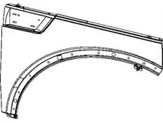 FENDER 55360845AD CHRYSLER