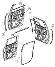 SEAL 55372137AH CHRYSLER