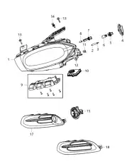 LAMP 2AME82021A CHRYSLER