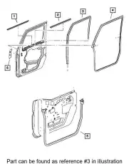 Ручка двери CHRYSLER 55395728AF
