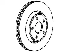 Тормозной диск CHRYSLER 2AMV5012AD ,