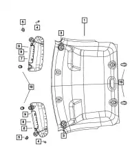 HEADLINER 5SX25BD1AB CHRYSLER