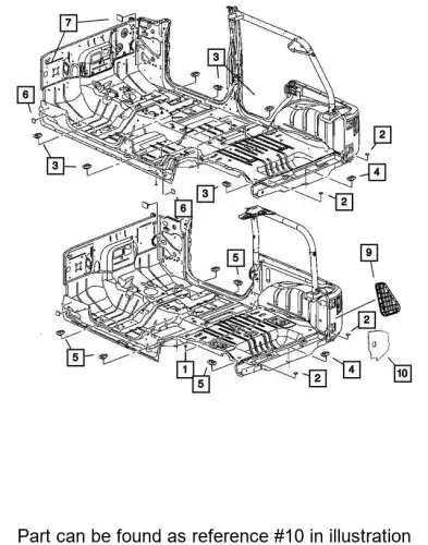 SEAL 55397397AB CHRYSLER