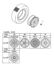 NUT 3880A007 CHRYSLER