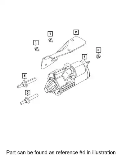 Стартер CHRYSLER 56029722AA