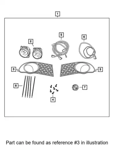 BEZEL 68079850AB CHRYSLER