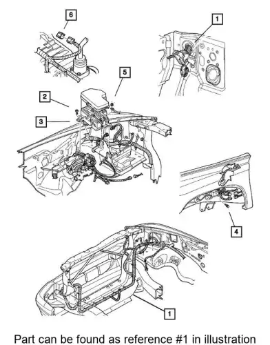 WIRING 56049241AD CHRYSLER