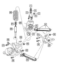 RETAINER 52038257 CHRYSLER