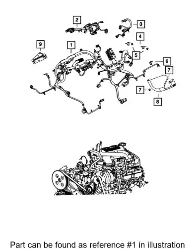 WIRING 68081220AI CHRYSLER