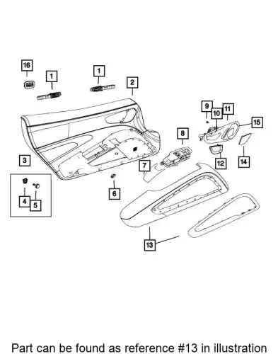 PANEL 5VR61LV5AA CHRYSLER