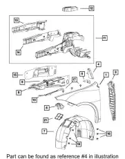 SILENCER 68082833AA CHRYSLER