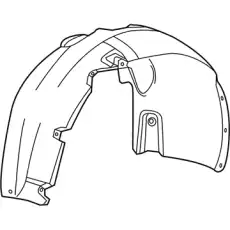 Подкрылок CHRYSLER 68082834AE