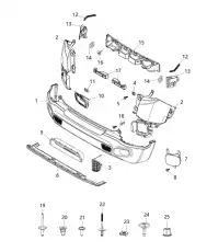 FASCIA 5VW93LXHAA CHRYSLER
