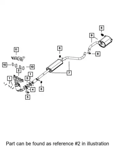 CONVERTOR 68083148AA CHRYSLER