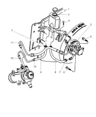 Шланг ГУР CHRYSLER 52089016AF