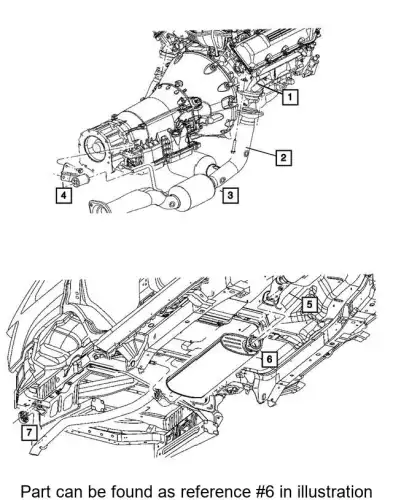 MUFFLER 52090456AF CHRYSLER