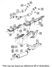 MUFFLER 52103510AI CHRYSLER