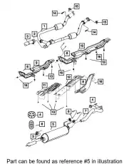 MUFFLER 52103510AI CHRYSLER