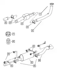 CLAMP 52103596AC CHRYSLER