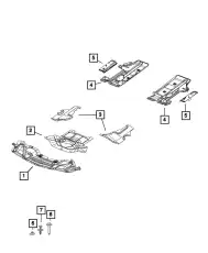 SHIELD 57010338AD CHRYSLER