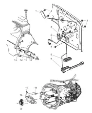 Цилиндр сцепления CHRYSLER 52107652AM