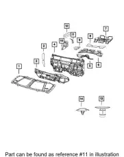 SILENCER 68086498AA CHRYSLER
