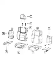 COVER 5XZ30DX9AB CHRYSLER