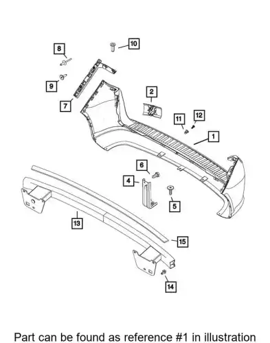 FASCIA 5YG99TZZAA CHRYSLER