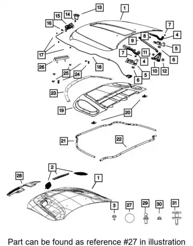 TAPE 68090453AA CHRYSLER