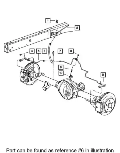 HOSE 52121118AD CHRYSLER