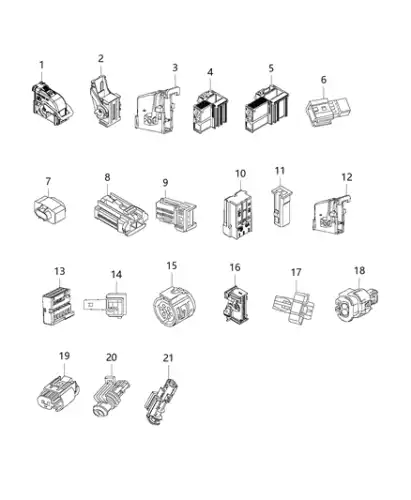 CONNECTOR 68231524AA CHRYSLER