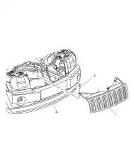 Решетка радиатора CHRYSLER 5JF94ZZZAE