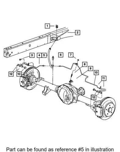 HOSE 52121636AC CHRYSLER