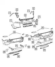 FASCIA 68232303AC CHRYSLER