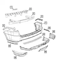 FASCIA 68092094AB CHRYSLER