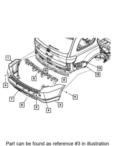 FASCIA 68092113AA CHRYSLER