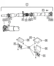 SHAFT 52123104AB CHRYSLER