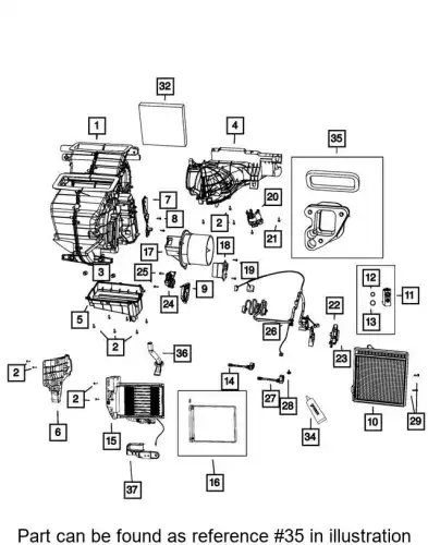 SEAL KIT 68093414AA CHRYSLER