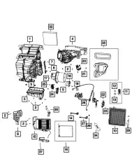 EVAPORATO 68093415AA CHRYSLER
