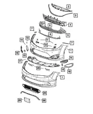 REINFORCE 68234255AB CHRYSLER