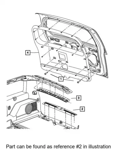 PANEL 5KG79XDVAA CHRYSLER