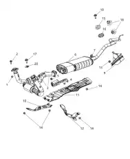 MUFFLER 52124037AG CHRYSLER