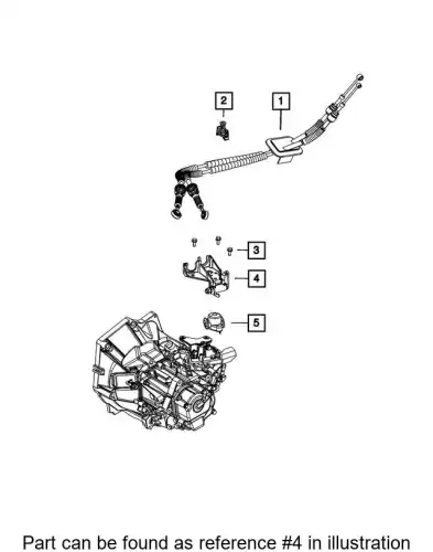 BRACKET 68095119AA CHRYSLER