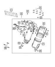 CONVERTER 68234997AC CHRYSLER