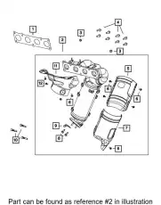 CONVERTER 68234997AC CHRYSLER