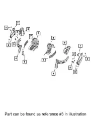 BRACKET 68095784AA CHRYSLER