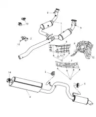 CLAMP 52125485AA CHRYSLER