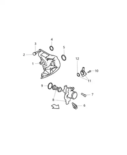 68096982AA SEAL CHRYSLER
